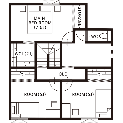 2階見取り図