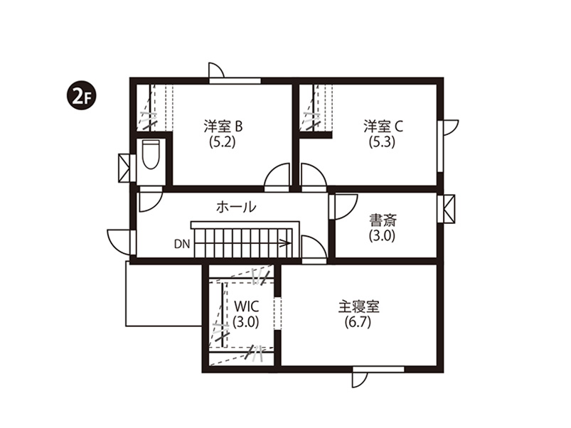 2階見取り図