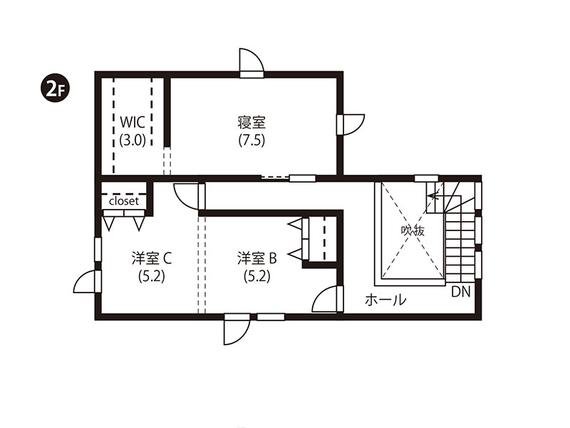 2階見取り図