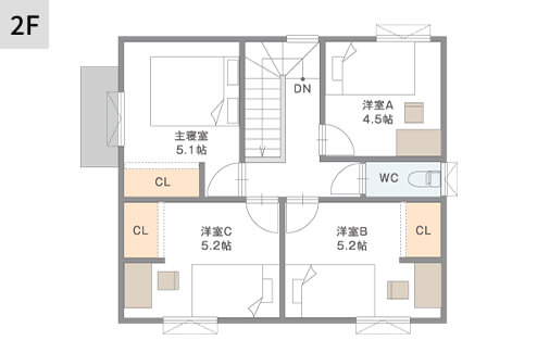 2F間取り図