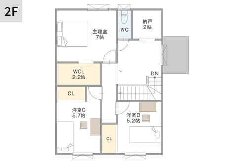 2F間取り図