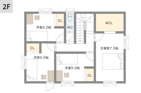 2F間取り図