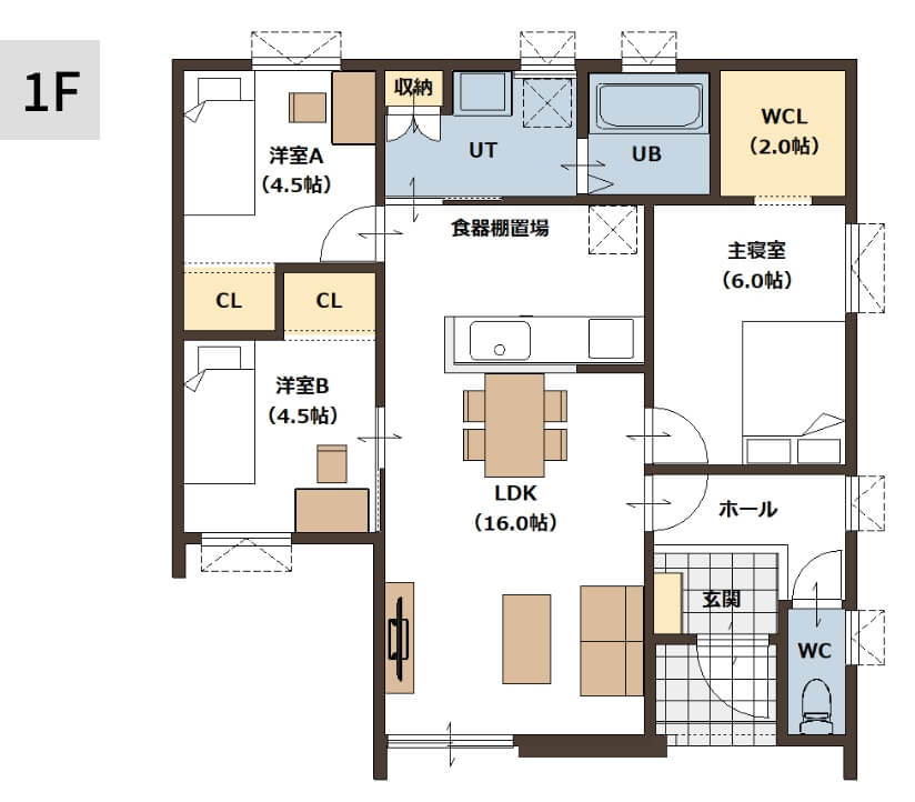 1F間取り図