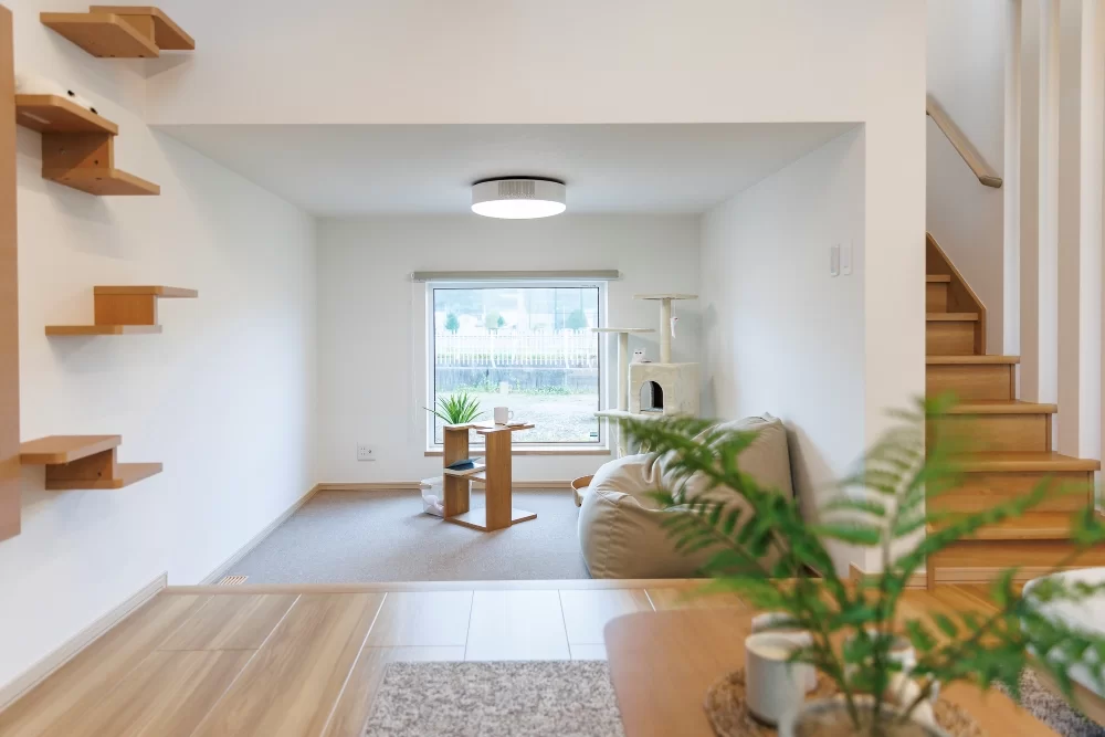 【猫と暮らす、旅館のような癒しの平屋 -禅 zen-】神楽モデルハウスA棟