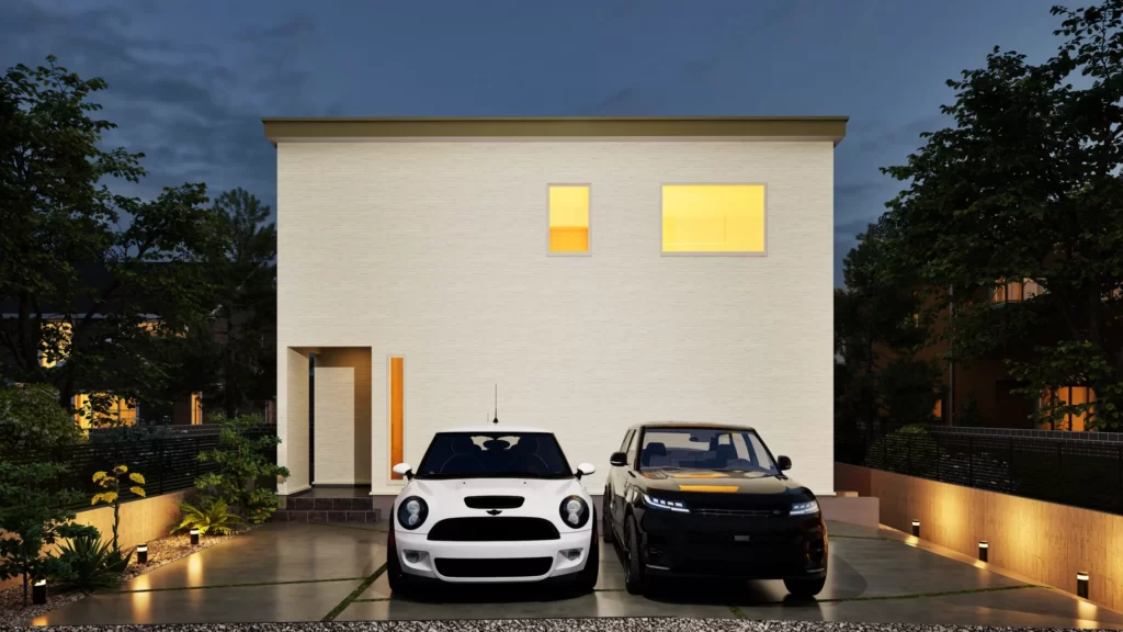 【光あふれる、ホワイト×グレーの家。】室蘭市八丁平3丁目｜モデルハウス