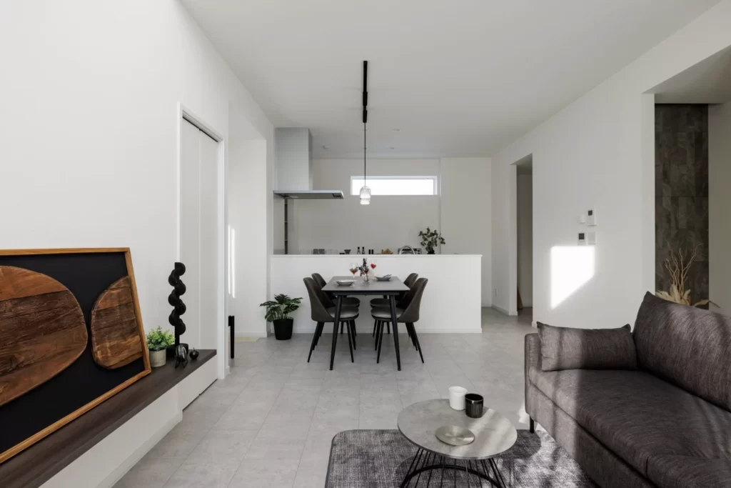 【自然とスッキリ片付く、モダンハウス】恵庭市和光町｜-Nox(ノックス)-モデルハウス