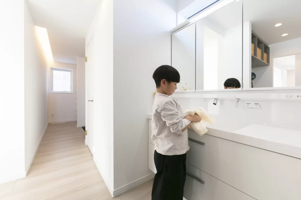 【子どもの自立を促す、整理整頓が得意になる家】花川南9条1丁目｜モデルハウス