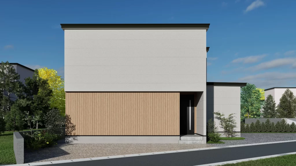 【日々の動きを軽やかにする、モダンな家】東開町3丁目｜モデルハウス-Fiene(フィーネ)-