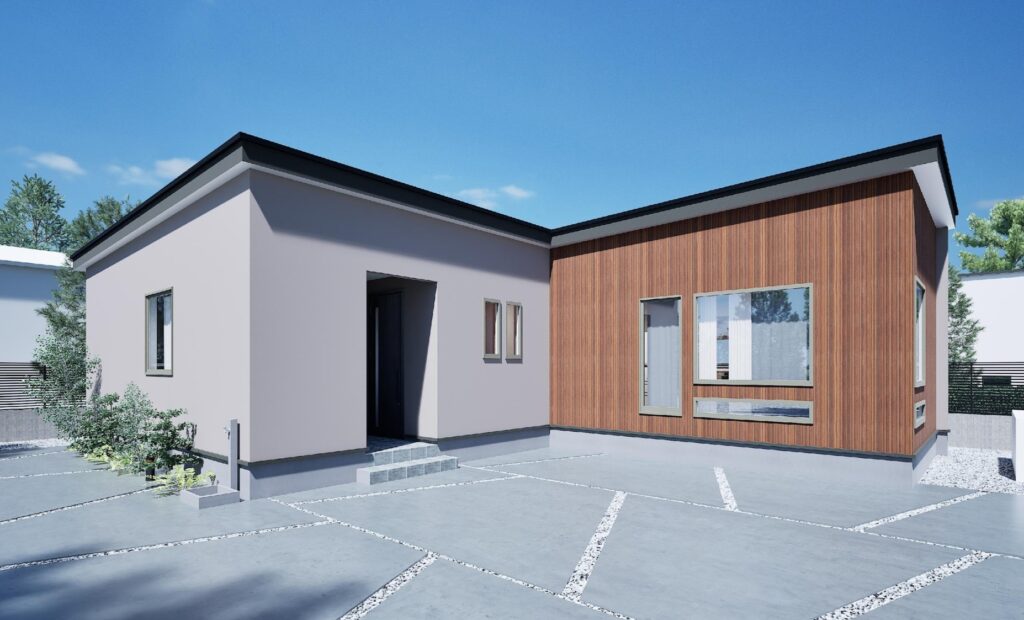 【木のあたたかさを纏う、落ち着きの平屋】帯広市大空町3丁目|- Grayn(グレーン) -モデルハ…