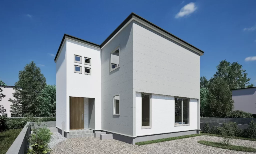 【ホワイト×グレーで整える、家事動線の美しい家“Wash(ウォッシュ) ”】千歳市大和3丁目｜モデ…