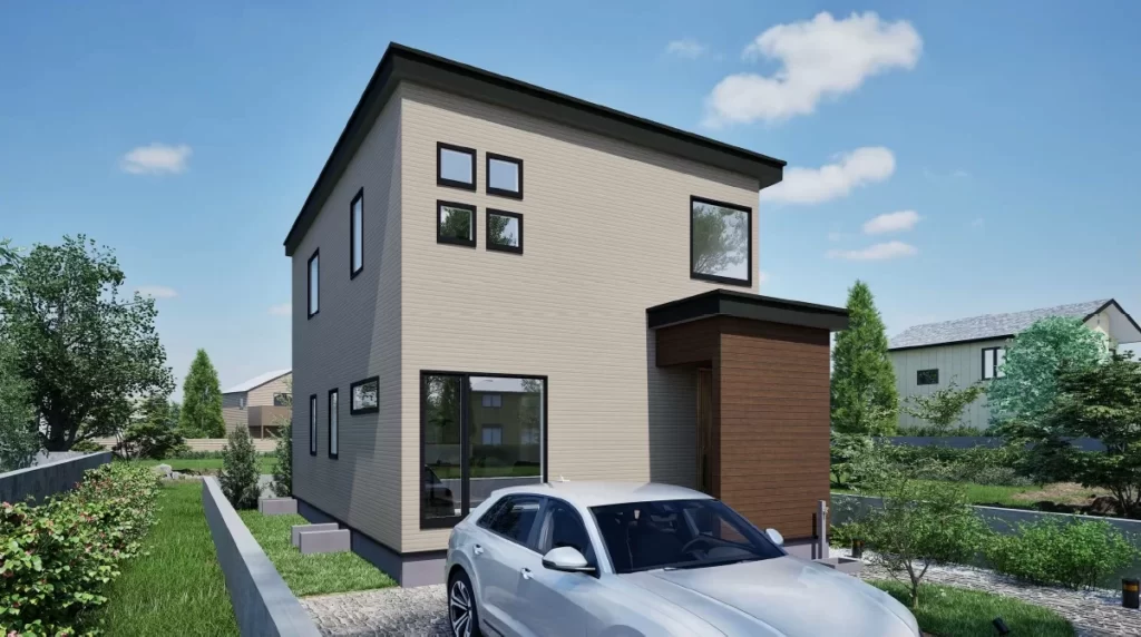 【空間を活かした、ゆとりある住まい】白石区菊水元町2条1丁目｜モデルハウス