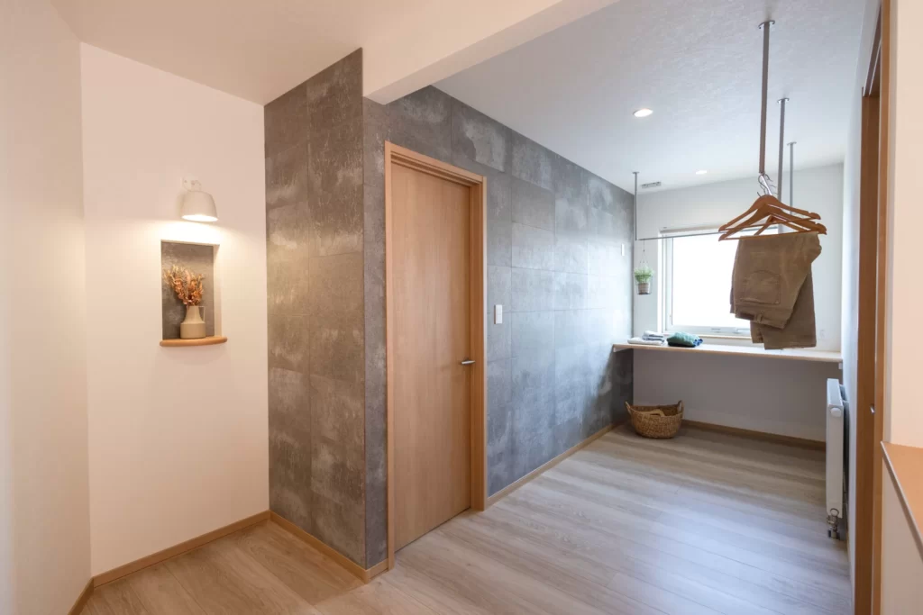 【木目×グレーで彩る、家事ラク動線の住まい】岩沼市早股小林｜オーナー様邸経学会開催！