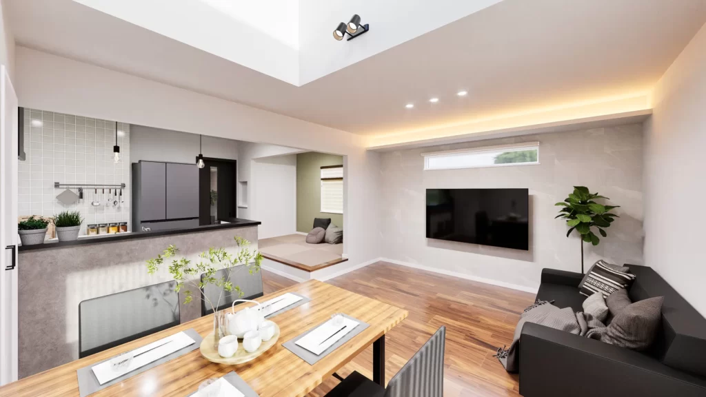 【視界がひろがる、ナチュラルモダンのお家】仙台市太白区東中田｜モデルハウス