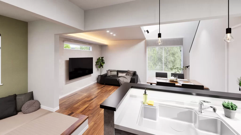 【視界がひろがる、ナチュラルモダンのお家】仙台市太白区東中田｜モデルハウス