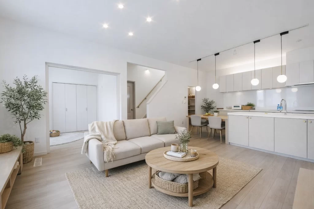 【アースカラーで彩る、収納充実の大人モダンな住まい】住吉1丁目｜オーナー様邸完成見学会