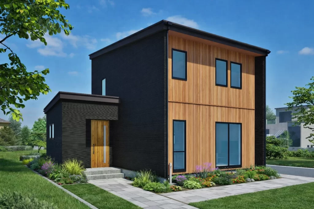 【木目×黒で魅せる、ホテルライクな住まい】東白川郡棚倉町｜オーナー様邸完成見学会