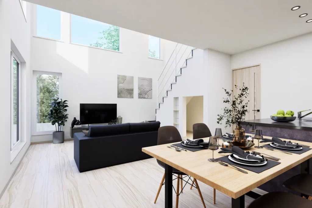 【光を纏う、アーバンシックな住まい】ウトナイ南2丁目｜モデルハウス-GRINT(グリント)-