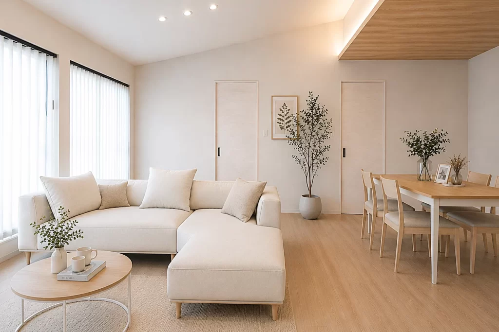【勾配天井が広がりを生む、木の温もりあふれる平屋】鶴居村鶴居東5丁目｜オーナー様邸完成見学会