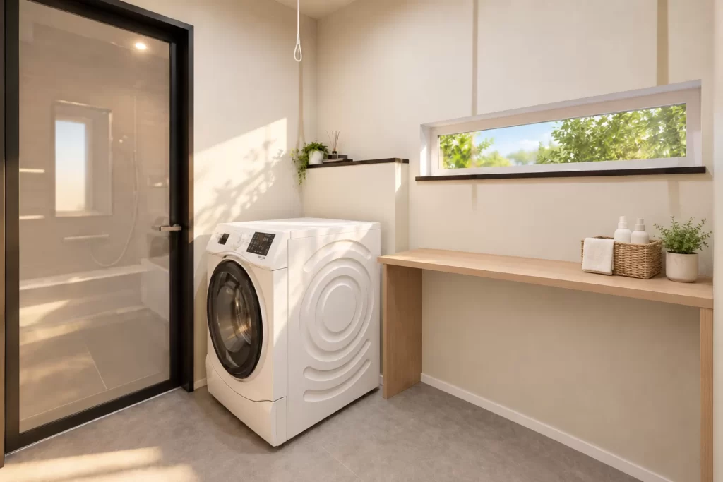 【木目×和の趣、暮らしの動線にもこだわった住まい】名取市上余田｜モデルハウス