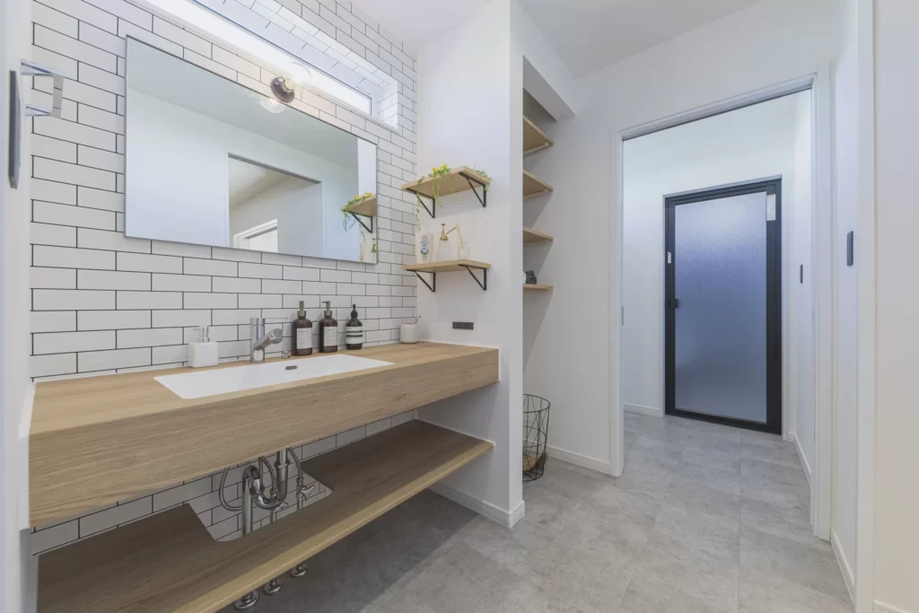 【リゾートヴィラのような勾配天井の平屋】石巻市向陽町2丁目｜モデルハウス